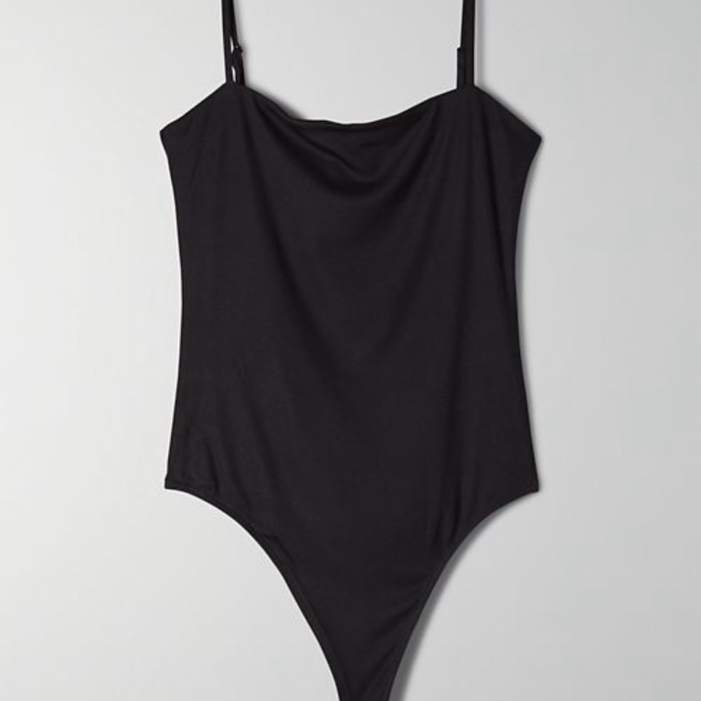 Sunday Best Black Ribbed Bodysuit